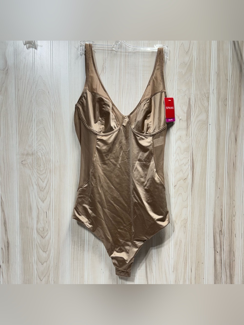 SPANX Sculpting Bodysuit in Tan